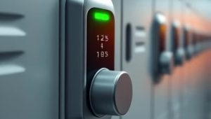 قفل کمد باشگاهی