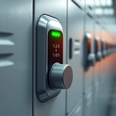 قفل کمد باشگاهی